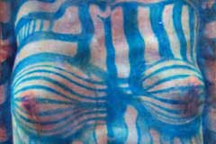 150 x 80 cm - Oil on Silk in Wax on Aluminium - Öl auf Seide in Wachsauf Alluminium