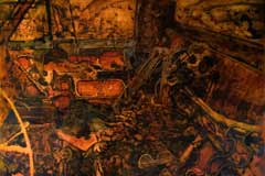 200 x 200 cm - Oil on Plaster on Canvas - Öl auf Putz auf Leinwand